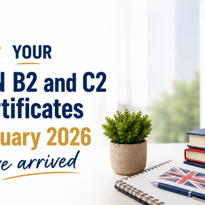 LRN B2 Lower and C2 Proficiency Janauary 2026 Certificates are here!!! Τα Πτυχία των εξετάσεων LRN Ιανουαρίου 2026 έφθασαν!!!